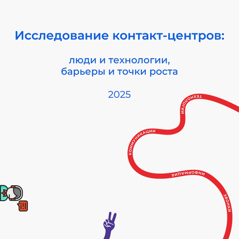 Исследование контакт-центров: люди, технологии, барьеры, точки роста